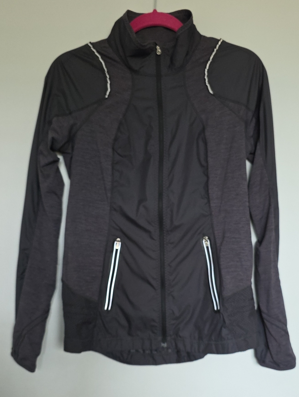 lululemon athletica Women's Black and Charcoal Performance Utility Jacket